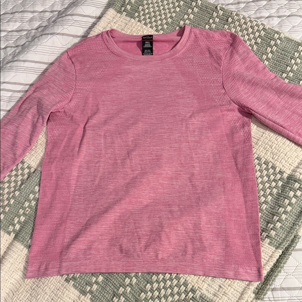 Women’s Spyder Active pink long sleeve